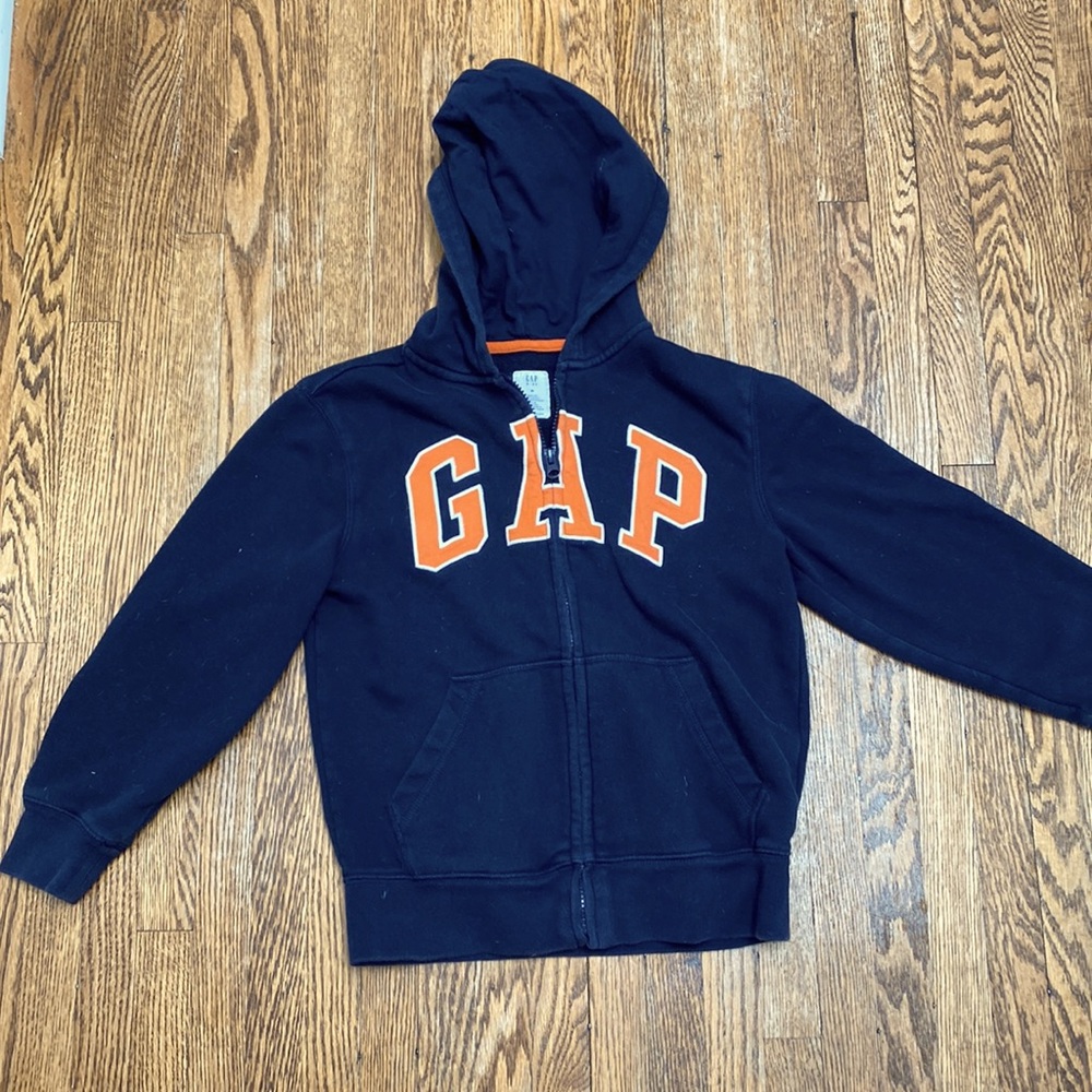 Gap zip up hoodie - boys size medium
